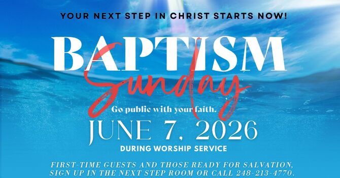 Baptism Sunday