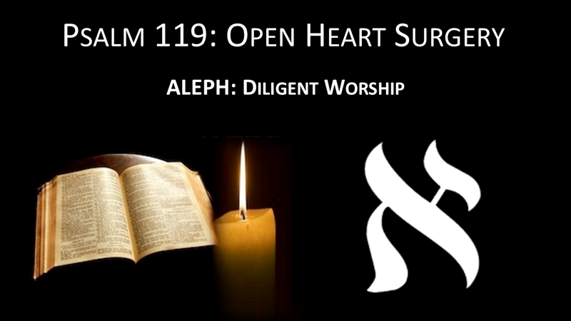 #1- Aleph: Diligent Worship