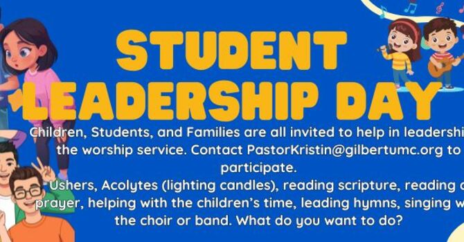Student Leadership Sunday