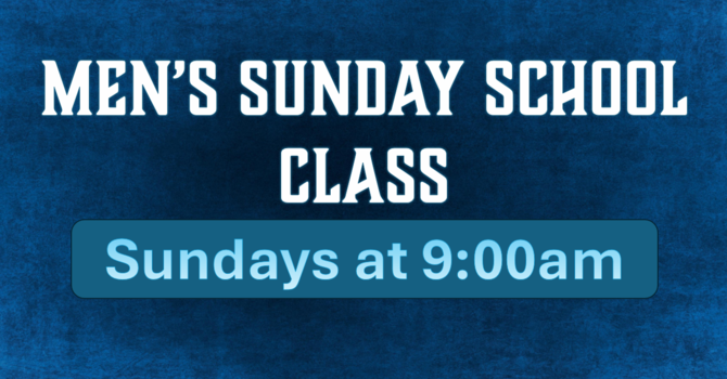 Men's Sunday School