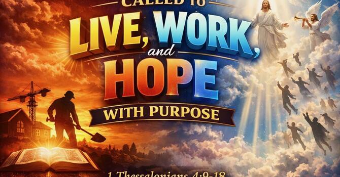 Called To Live, Work, And Hope With Purpose