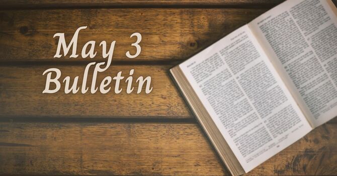 May 3, 2026 Bulletin image