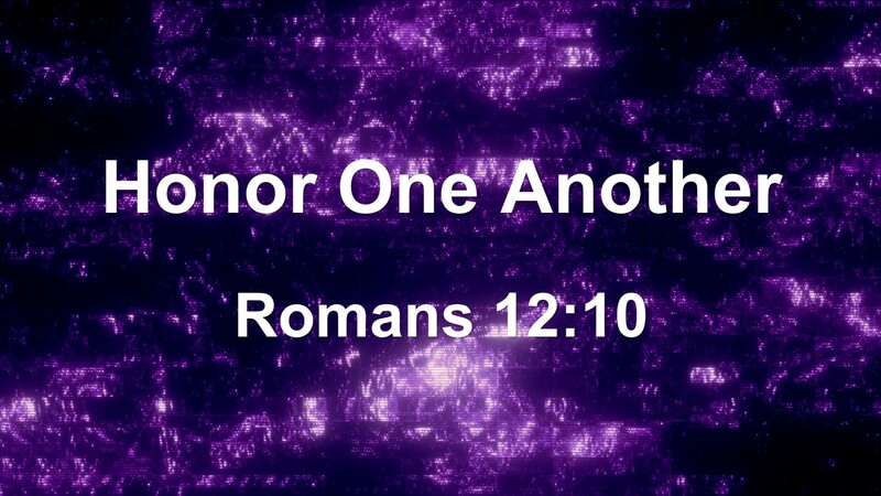 Honor One Another