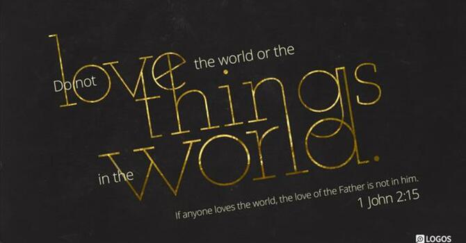 1 John  2:15