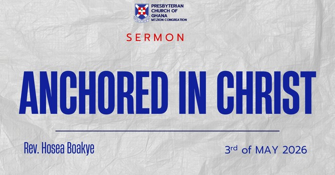 Anchored In Christ
