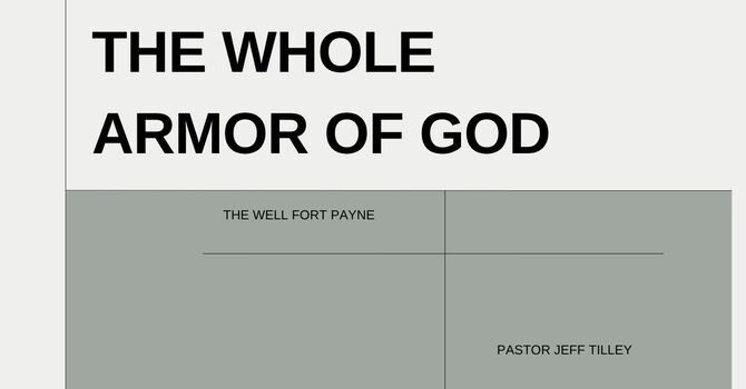 The Whole Armor Of God