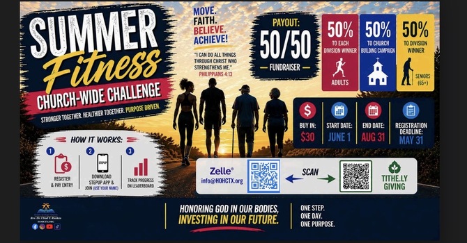 Summer Fitness Church-Wide Challenge 