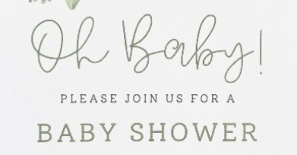 Burton Baby Shower & Diaper Raffle
