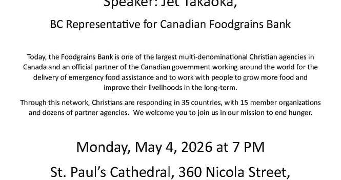 Canada Foodgrains Bank information night