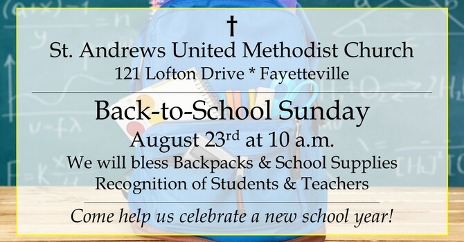 Back to School Sunday