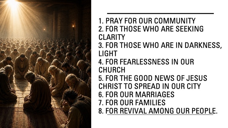 Unity, Prayer, and Dependence