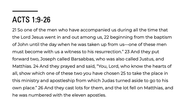 Unity, Prayer, and Dependence