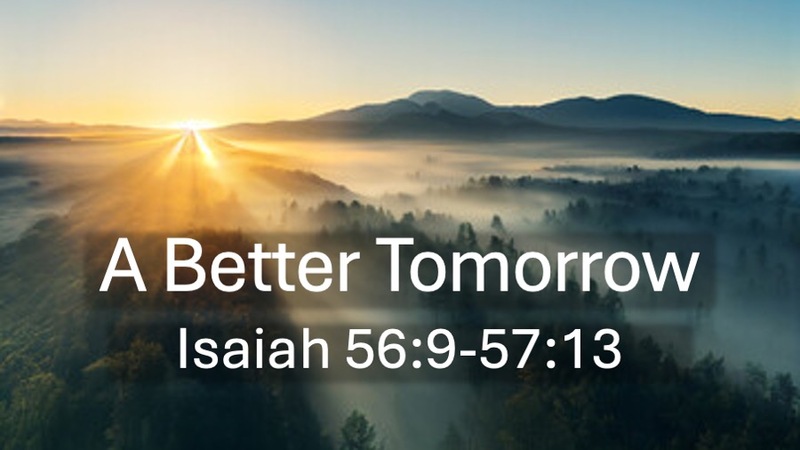 A Better Tomorrow