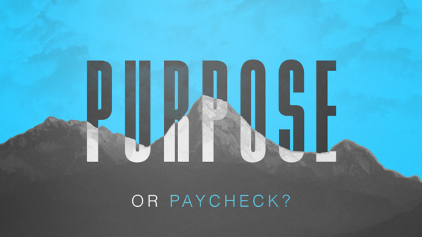 Purpose or Paycheck?
