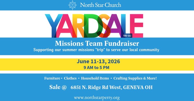 Yard Sale for Missions Trip