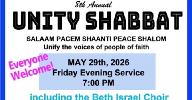 Interfaith Action Community Unity Shabbat