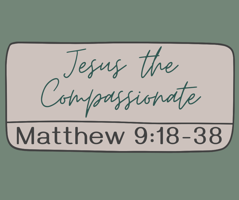 First Baptist Church Kearney MO - Sermon, Jesus the Compassionate