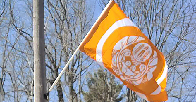 Survivors' flag: A different way to pray