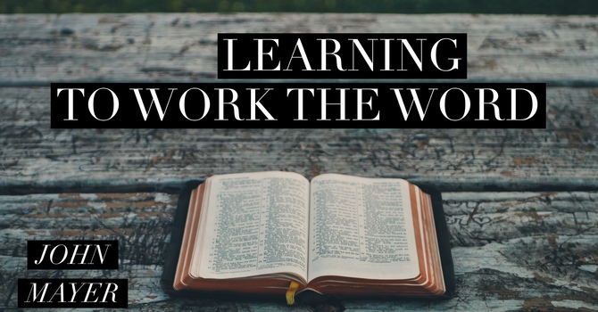 Learning to work the word