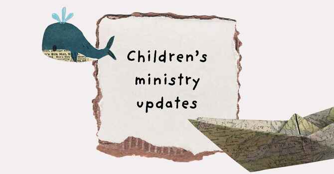 Children's ministry update image