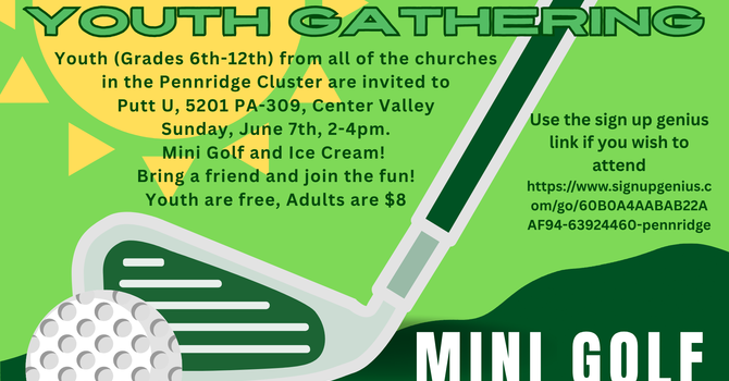 Pennridge Cluster Youth Mini Golf