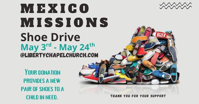 Athletic Shoe Drive - May We Serve You