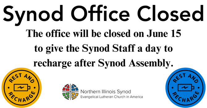 Synod Office Closed
