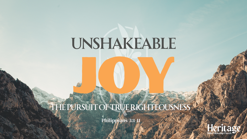 The Pursuit of True Righteousness