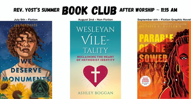 Rev. Yost’s Summer Book Club