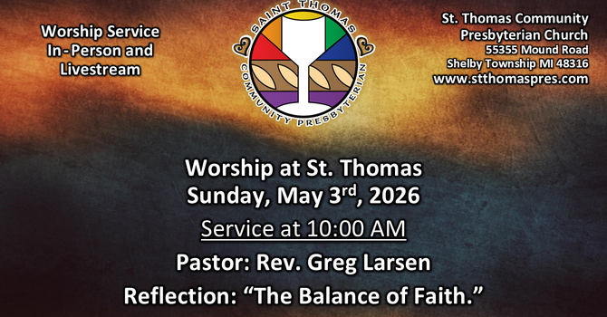 "The Balance of Faith."