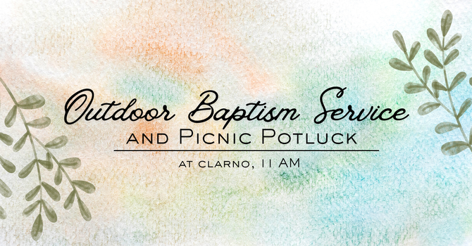 MBC Outdoor Baptismal Service