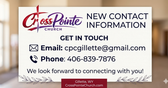 New Contact Information