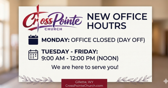 New Office Hours