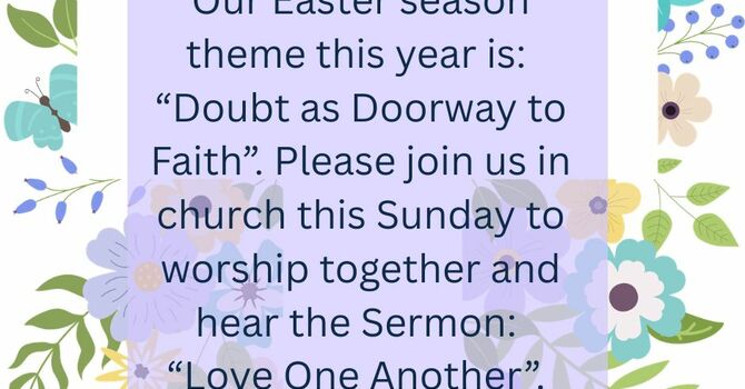 6th Sunday of Easter Sermon 