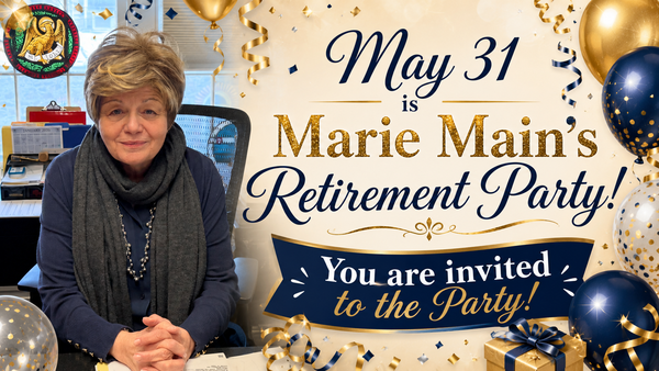 Marie Main Retirement Celebration & Gift