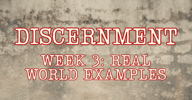 Discerning God's Will