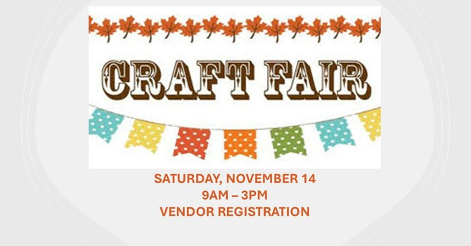 2026 Craft Fair Vendor Registration