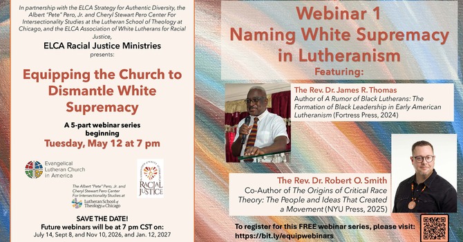 "Naming White Supremacy in Lutheranism" webinar
