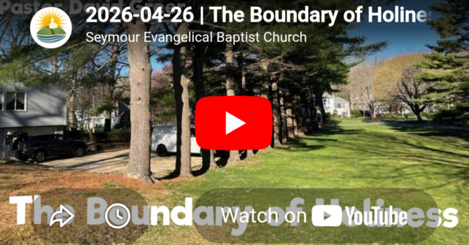 The Boundary of Holiness 