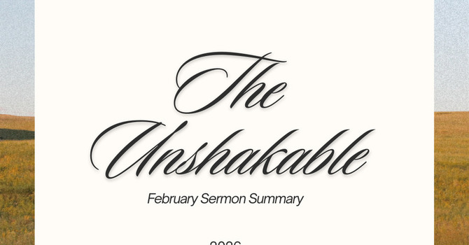 February Sermon Summary image