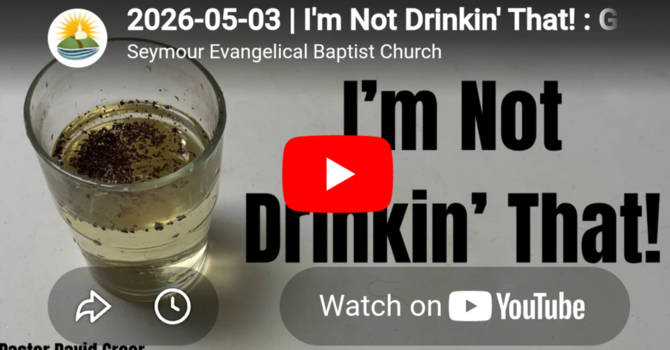 I'm Not Drinking That!