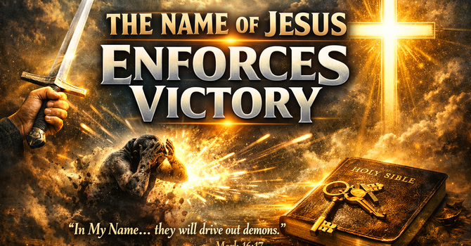 The Name of Jesus Enforces Victory image