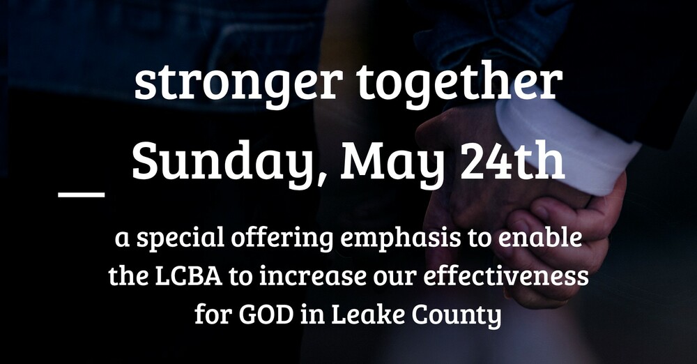 stronger together offering