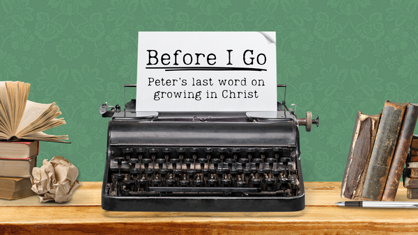 Before I go