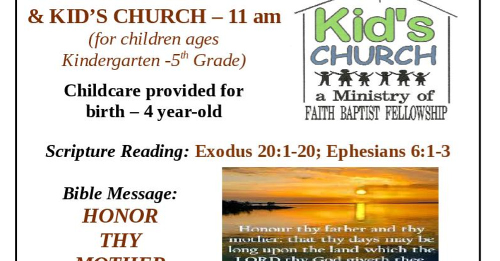 Adult Sunday School
