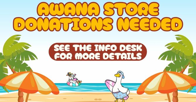 Awana Store Donations
