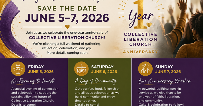 One-Year Anniversary Celebration