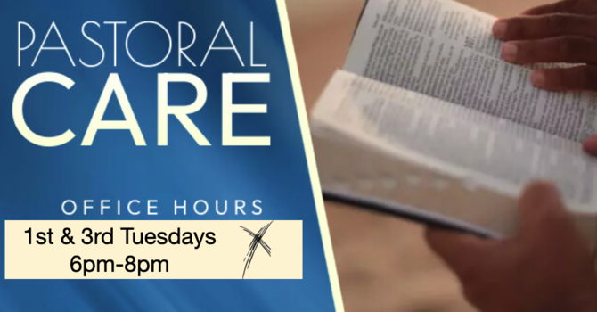 Pastoral Care Office Hours