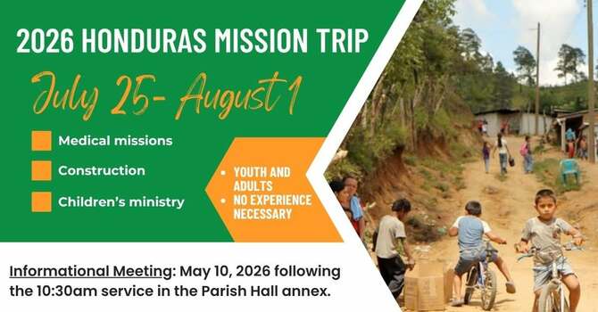  Honduras Mission Trip Info Meeting