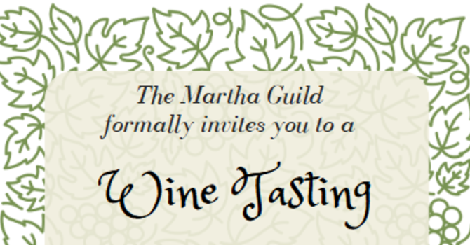 Martha's Guild Wine Tasting
